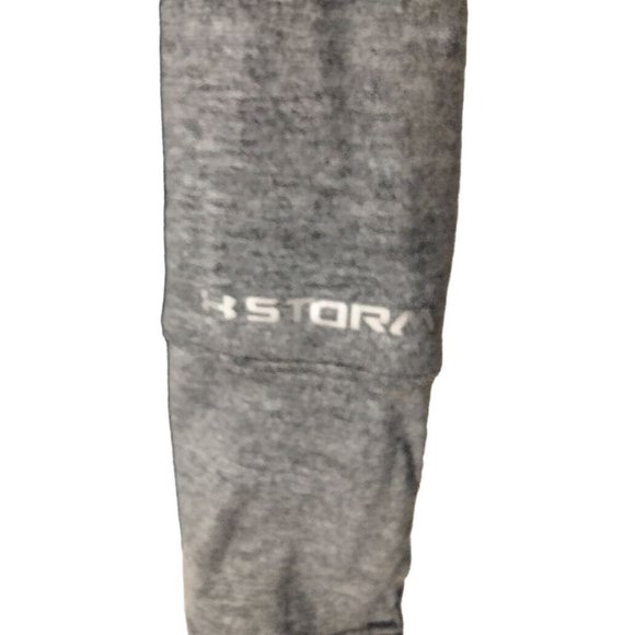 Women's Large Under Armour 1/2 Zip‎ Long Sleeve Storm Black & Grey Jacket - Picture 6 of 7